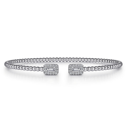 Gabriel & Co. 14 Karat White Gold Bujukan Bracelet