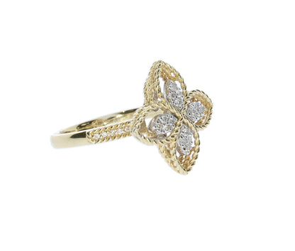 Ladies Yellow Gold Diamond Fashion Ring - Diamond Fashion Rings - Women's