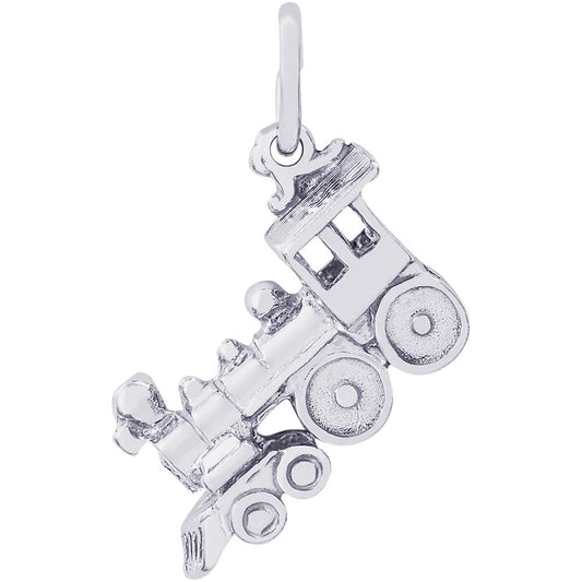 Rembrandt Train Charm - Silver Charms