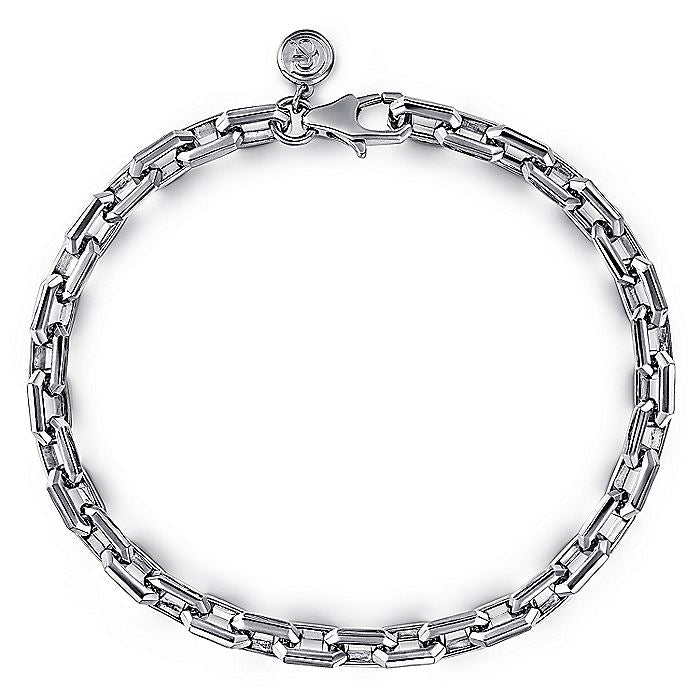 Gabriel & Co Sterling Silver Chain Bracelet - Gents Bracelet