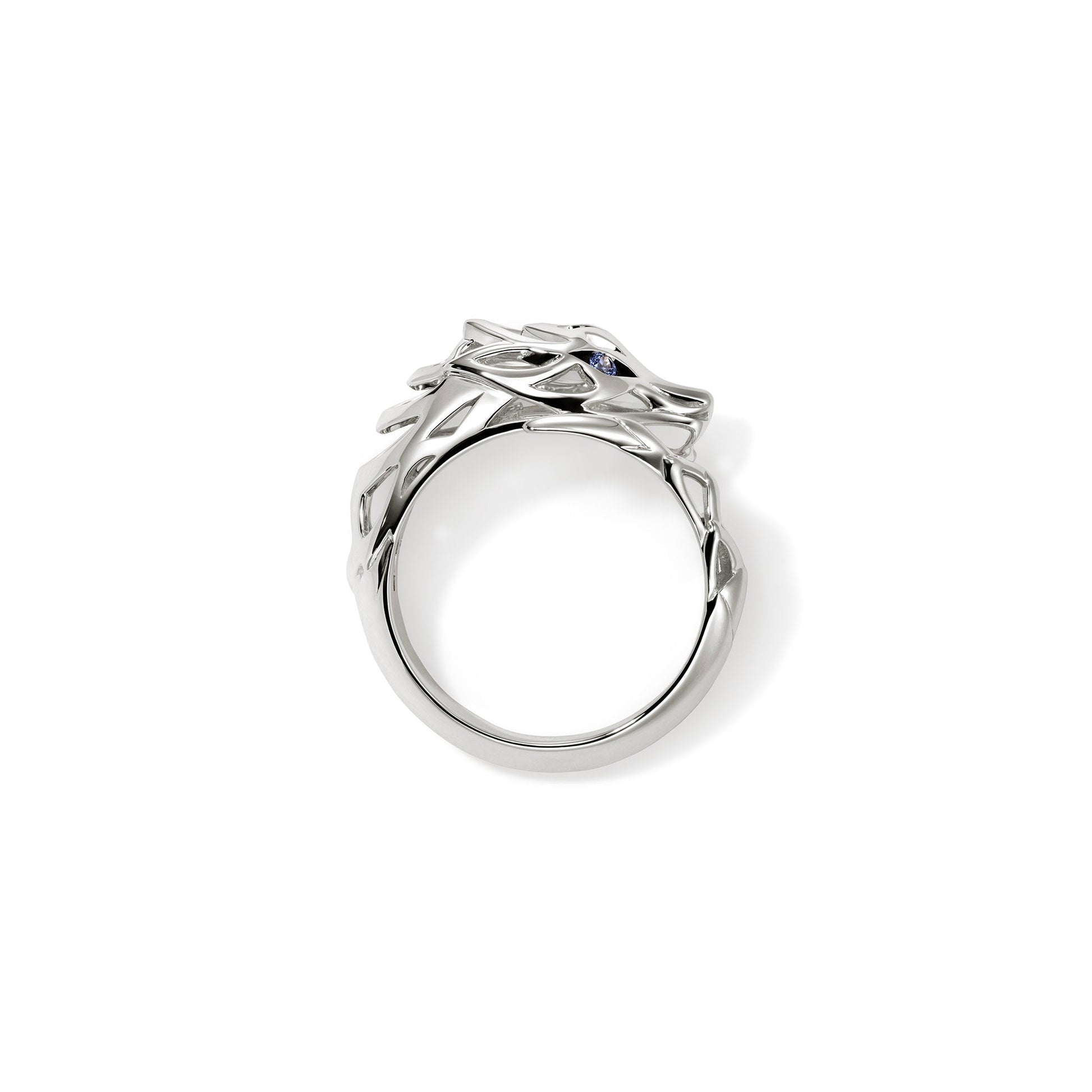 John Hardy Sterling Silver Naga Ring - Colored Stone Rings - Women's