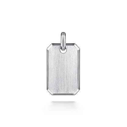 Gabriel & Co Sterling Silver Dog Tag Pendant